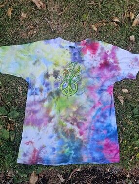 Peace Sign Tie Dye Tee